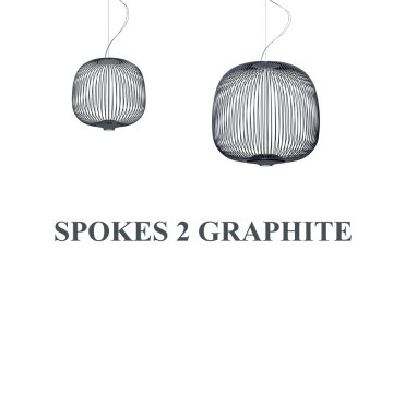 SPOKES 2 GRAPHITE - Suspension-Pendant Lights
