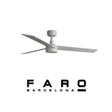 RUDDER L White/Oak Fan - Ceiling Fans