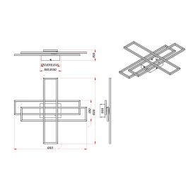 CORSO Nickel - Φωτιστικά Οροφής / Πλαφονιέρες