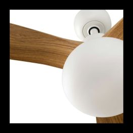 OUTWOOD White/Light Oak Fan - Ανεμιστήρες Οροφής