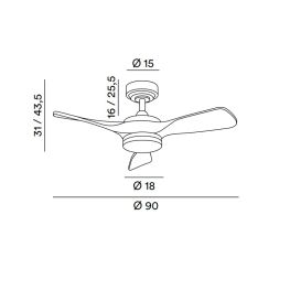 PERENZ SIRIO NCT Fan - Ceiling Fans