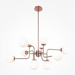 ERICH BRASS 12 Chandelier